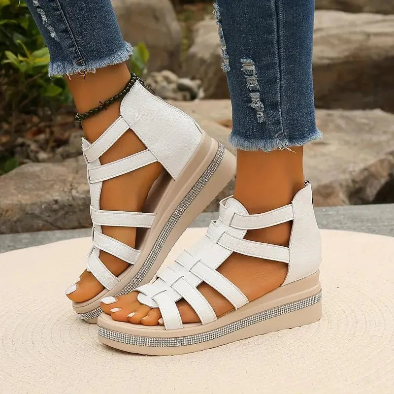 CHLOE - Elegant Wedge Sandals