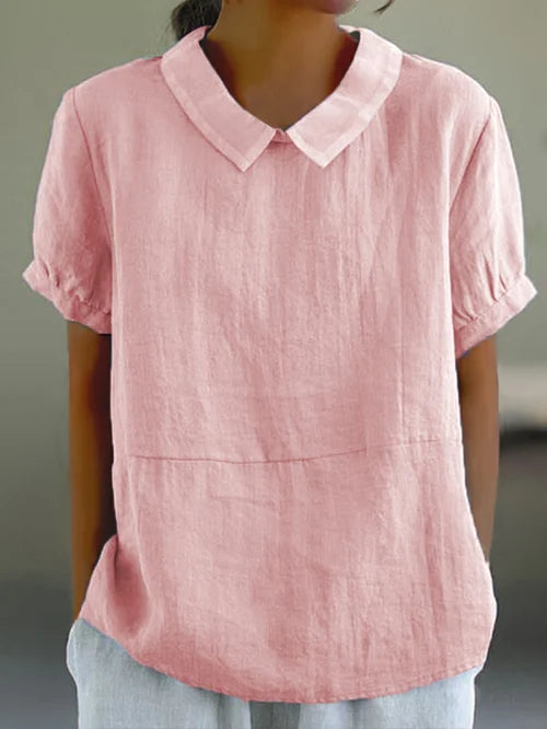 Emery | Relaxed Fit Collared Blouse