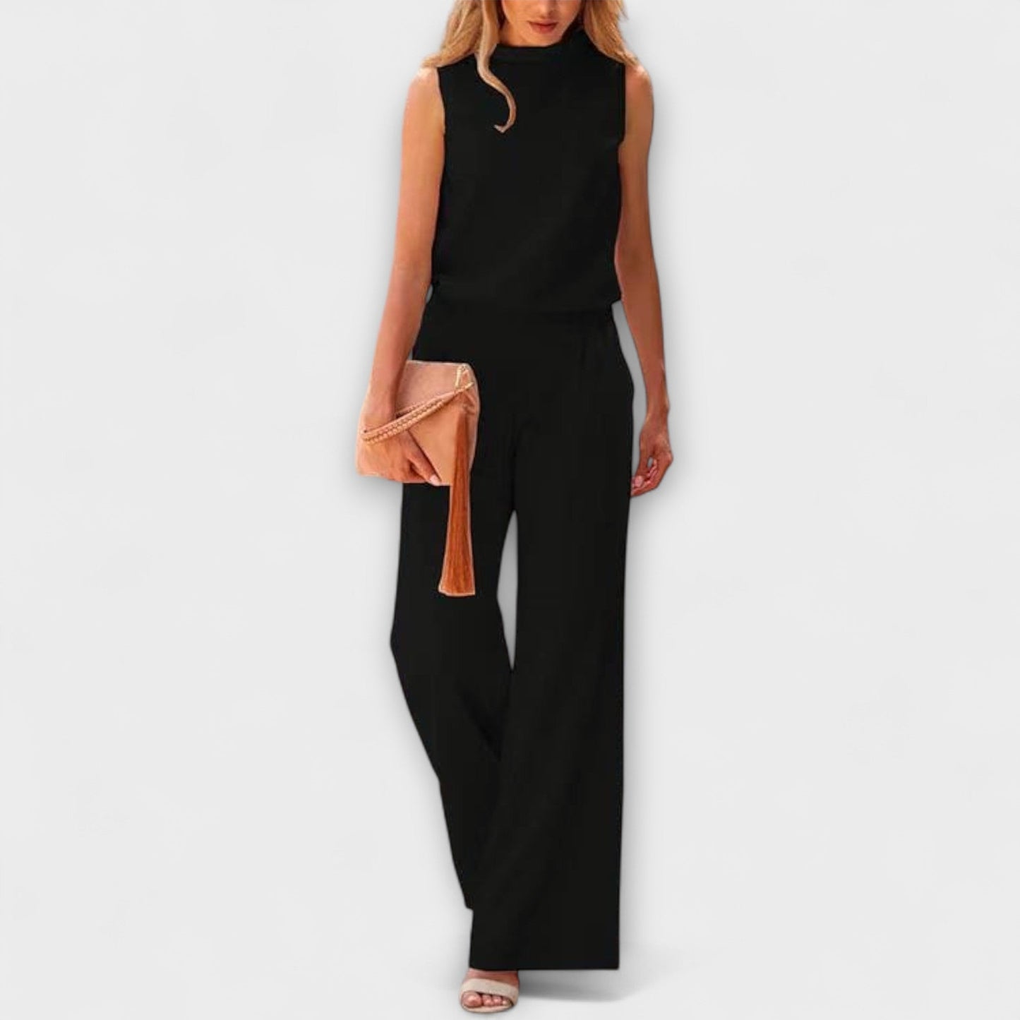 Vanessa | Jumpsuit in Satin Look