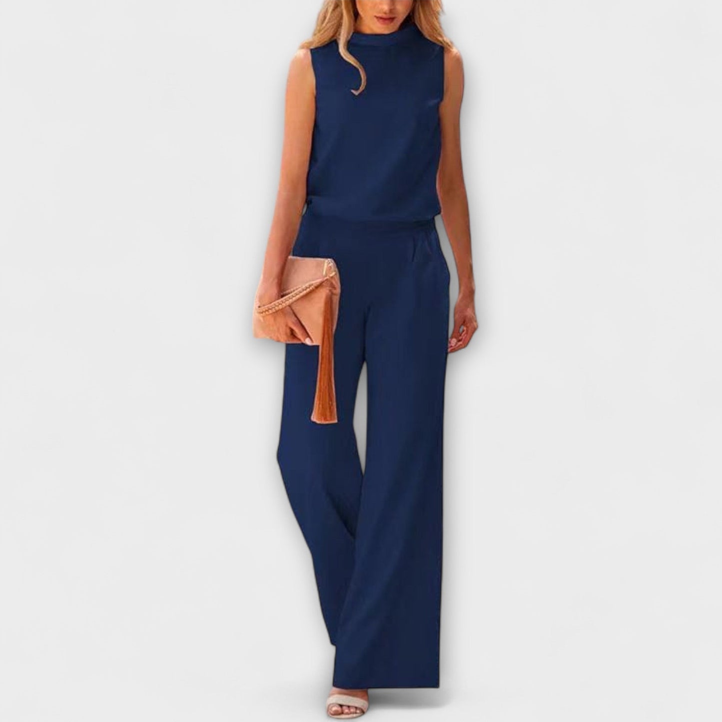 Vanessa | Jumpsuit in Satin Look