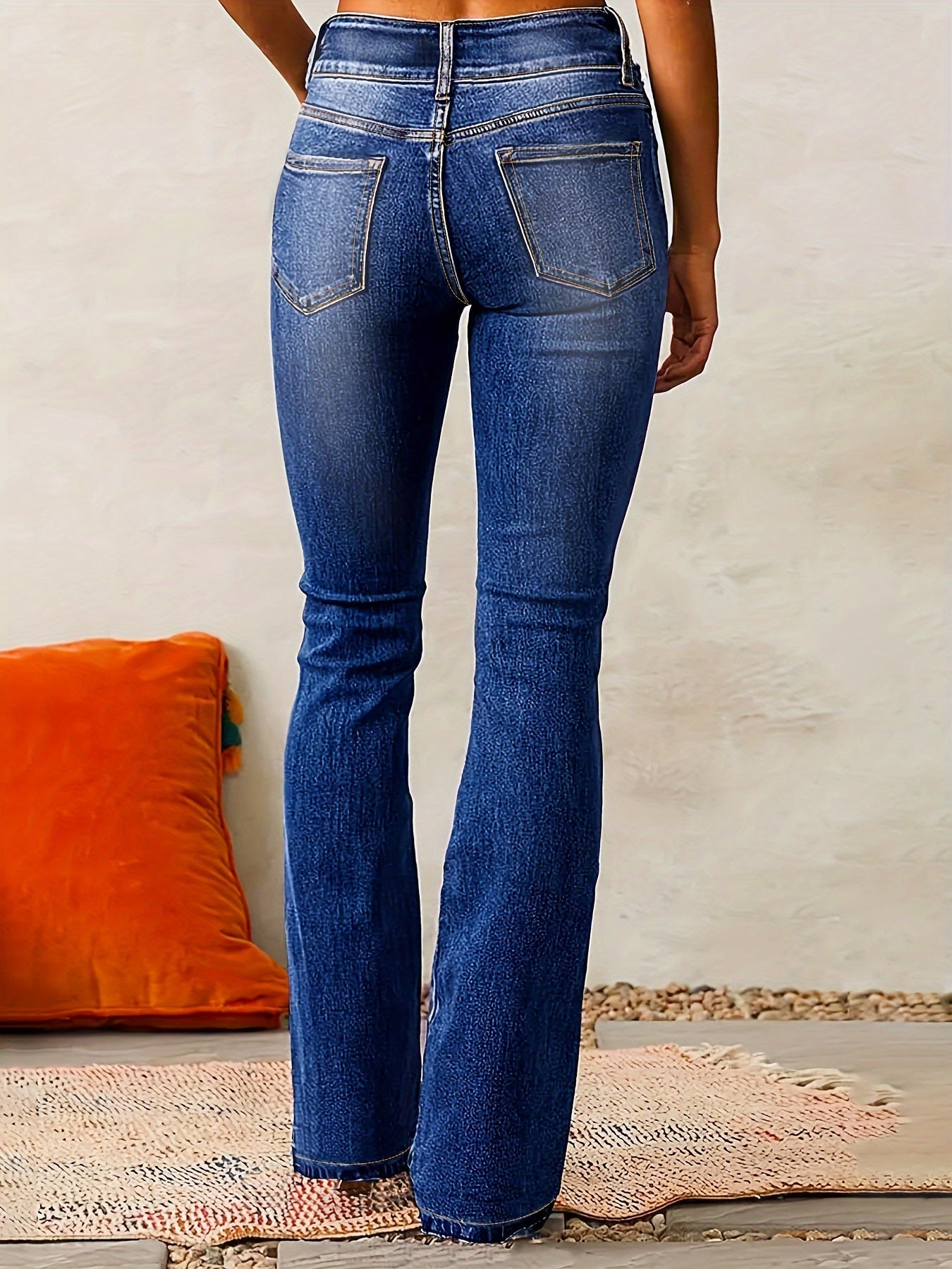 Charlotte | Trendy High-Waisted Flared Jeans