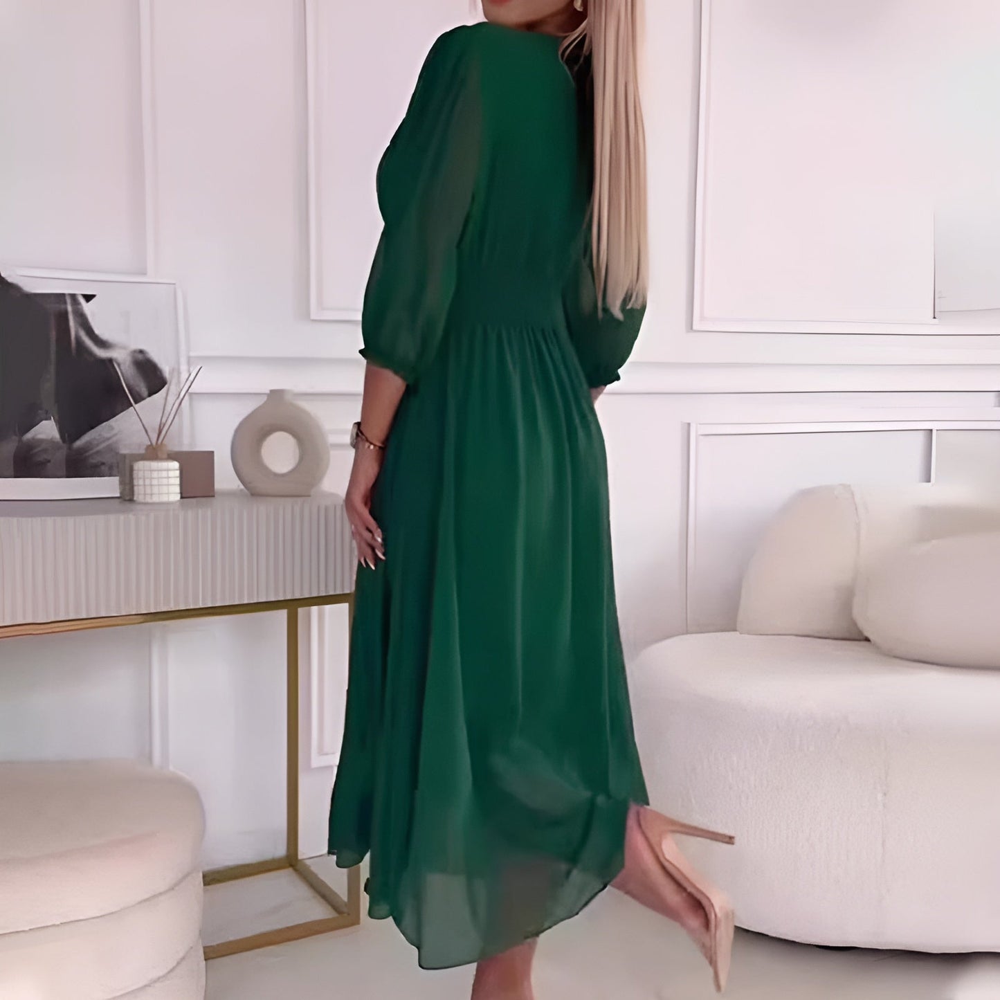 Isla | Light Silky Chiffon Dress