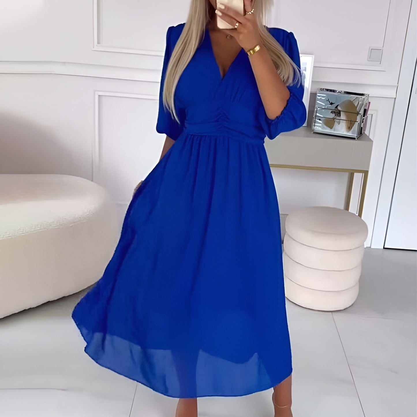 Isla | Light Silky Chiffon Dress