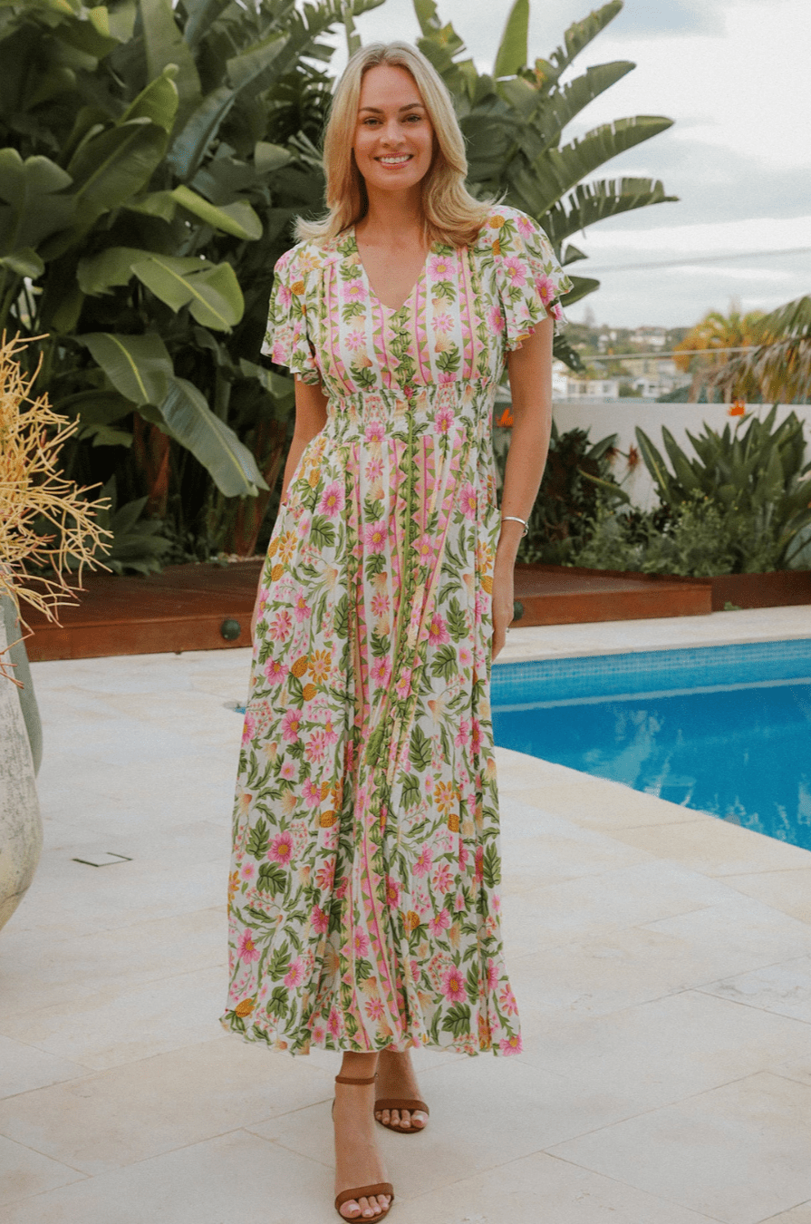 Christine | Blooming Maxi Dress