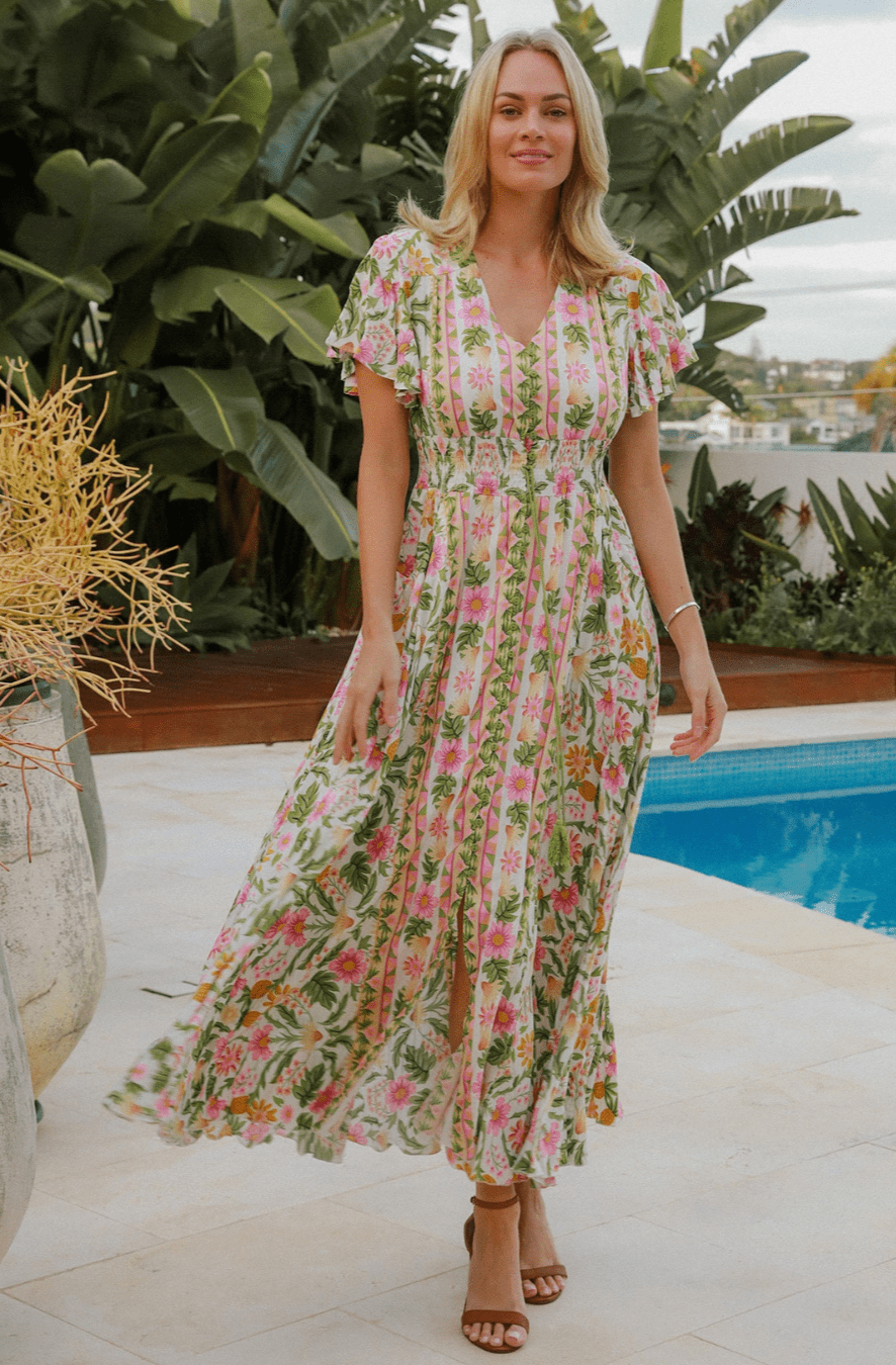Christine | Blooming Maxi Dress