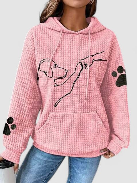 Dehlia | Waffle Knit Hoodie