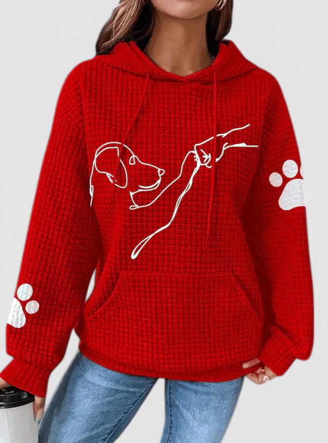 Dehlia | Waffle Knit Hoodie
