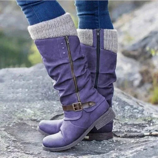 Zymara | Ankle Boots With Side Zipper
