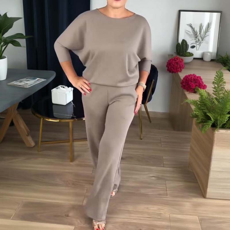 Campbell | Elegant Long Cardigan & Top & Pants 3-Piece Set