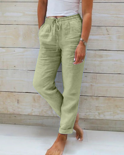 Thalirae | Casual Drawstring Pants