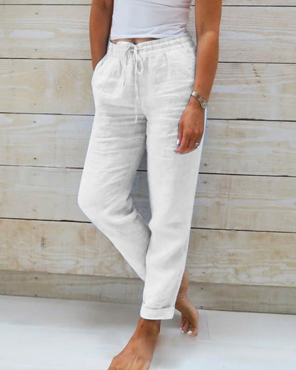 Thalirae | Casual Drawstring Pants