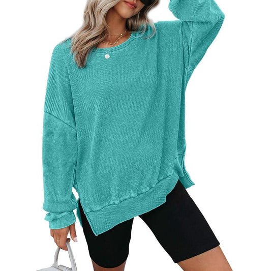 Madison | Casual Oversized Crewneck Long Sleeve Sweatshirt