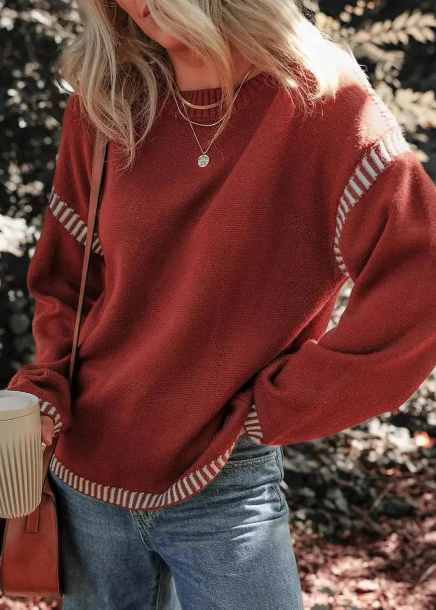 Pania | Chic Contrast Sweater