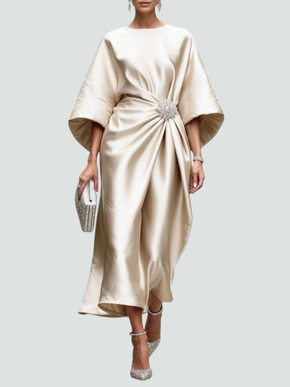 Terra | Elegant Satin Maxi Dress