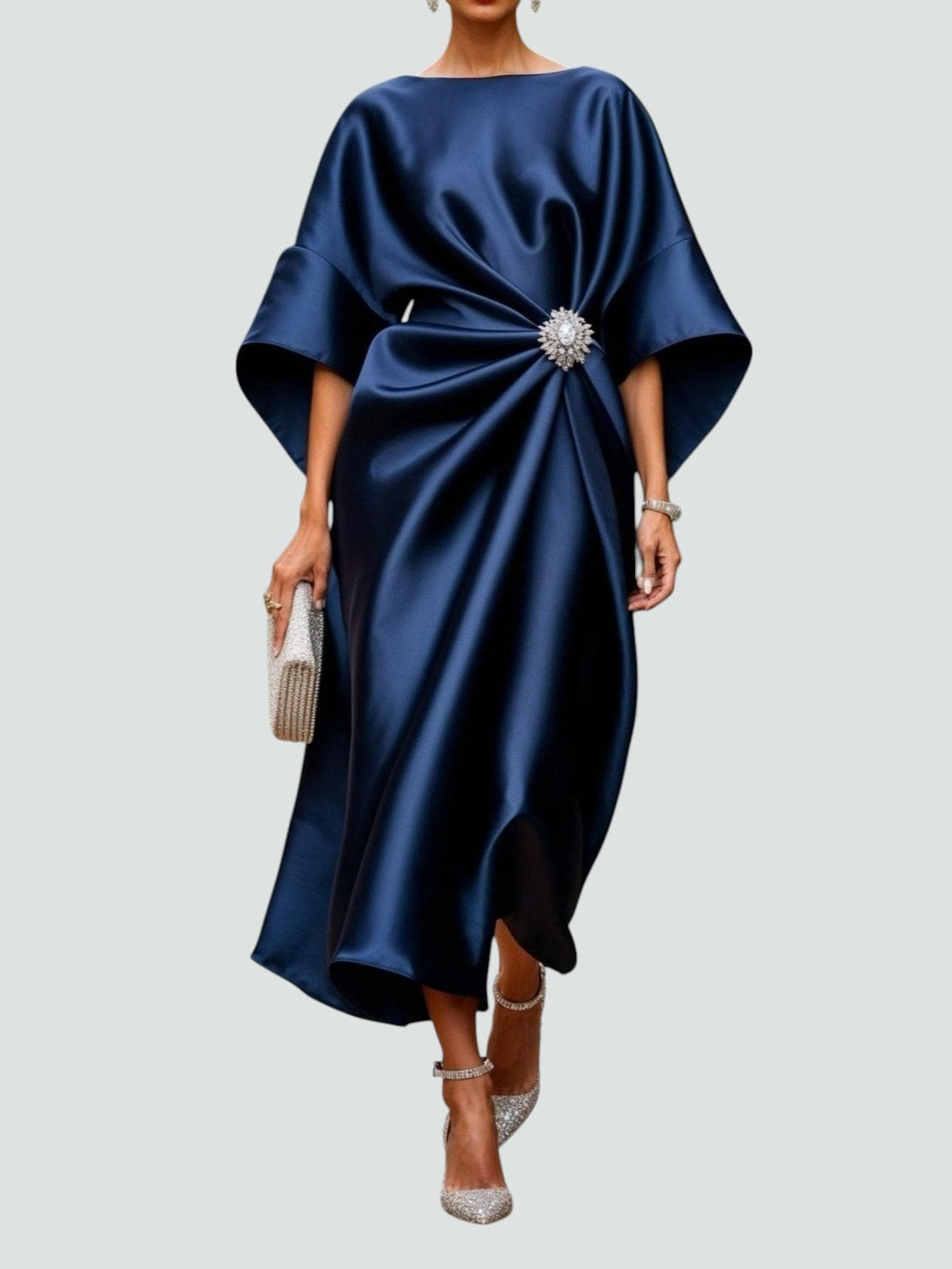 Terra | Elegant Satin Maxi Dress