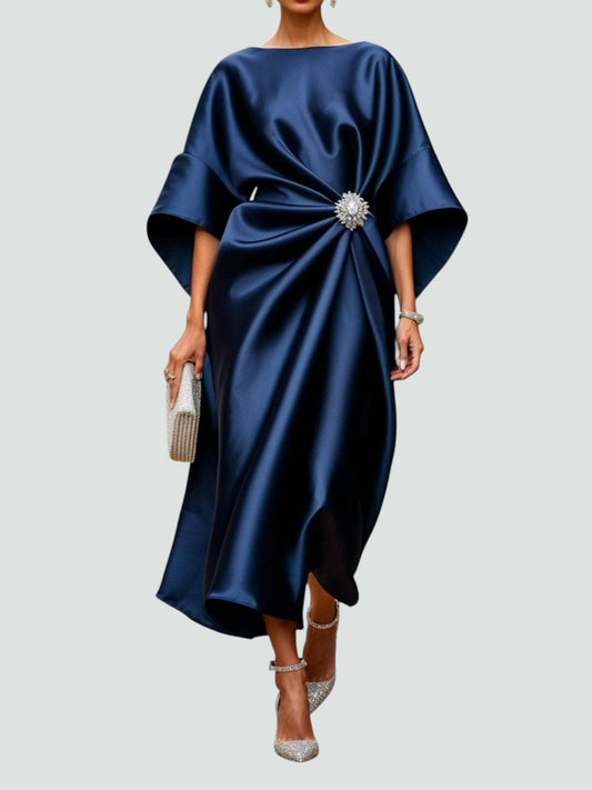 Terra | Elegant Satin Maxi Dress