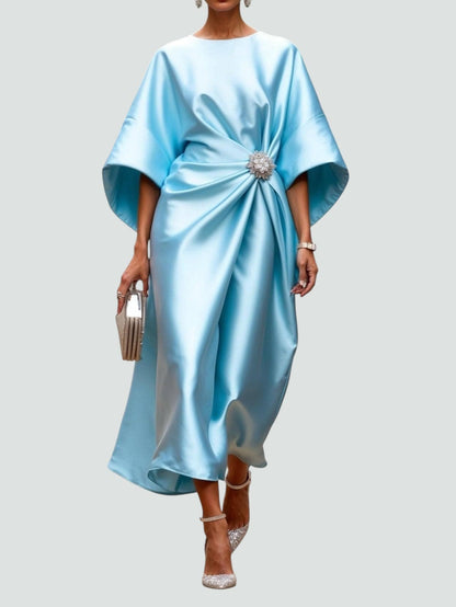 Terra | Elegant Satin Maxi Dress