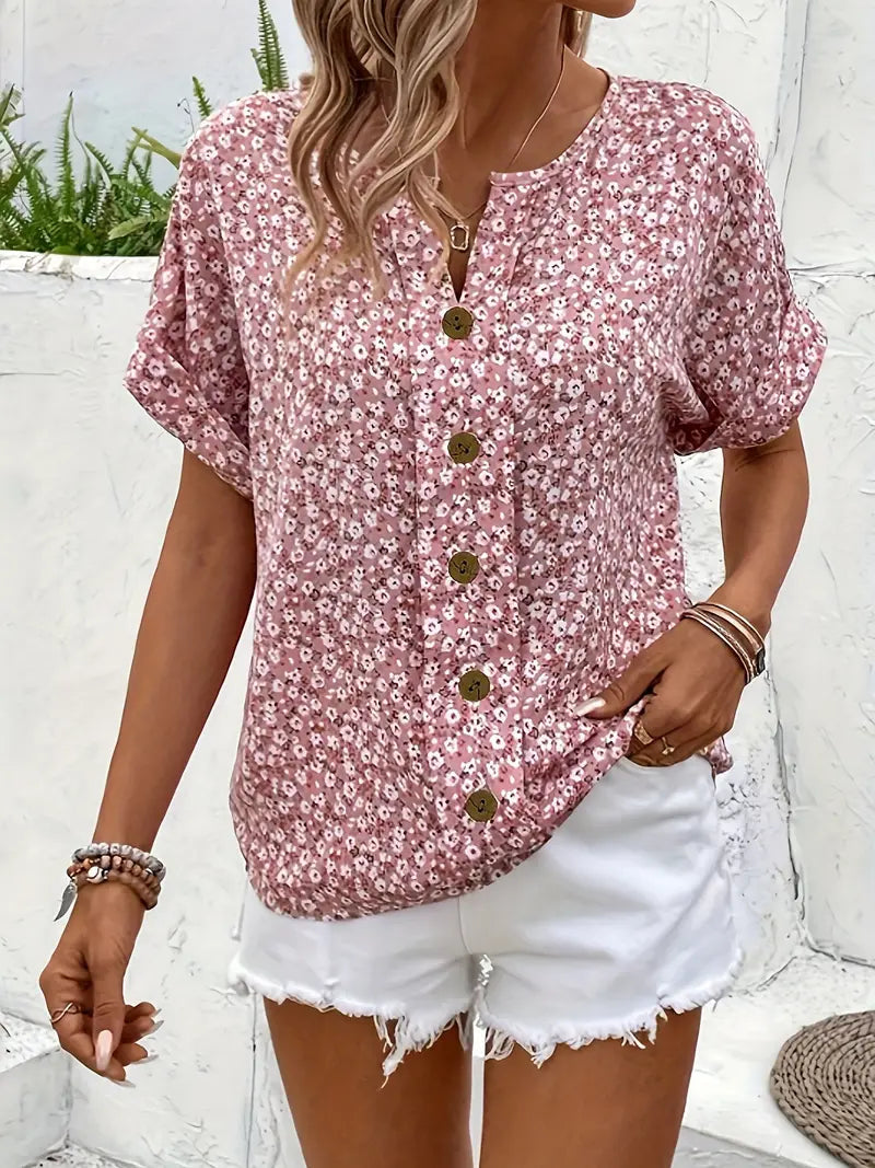Alethea | Buttons Summer Top