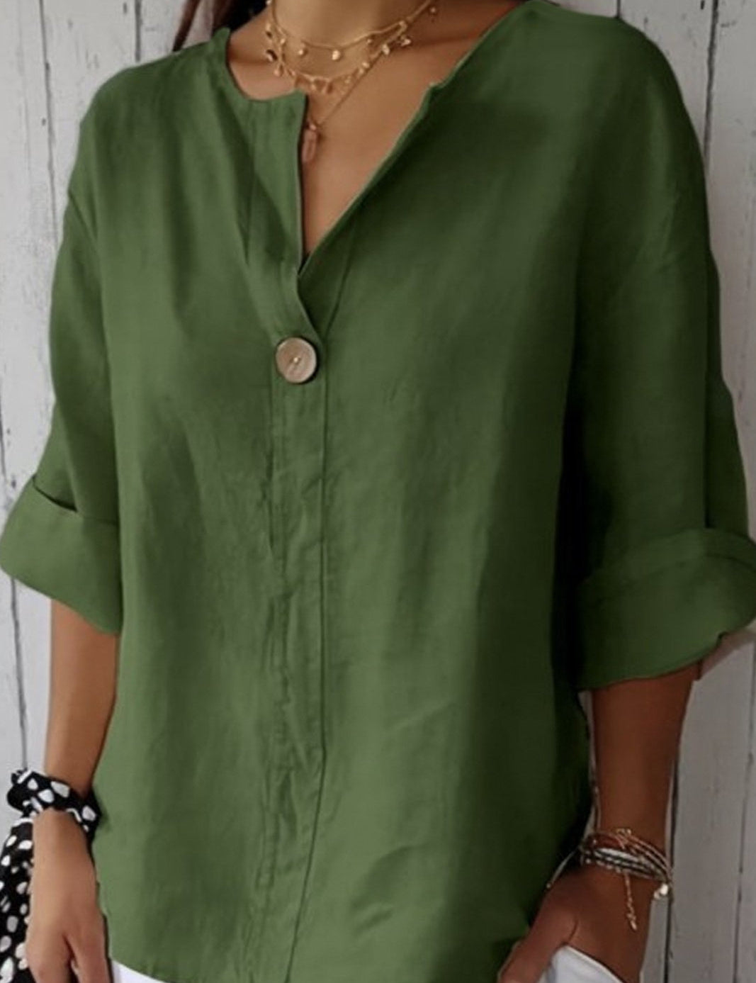 Zemma™ | Relaxed V-Neck Top