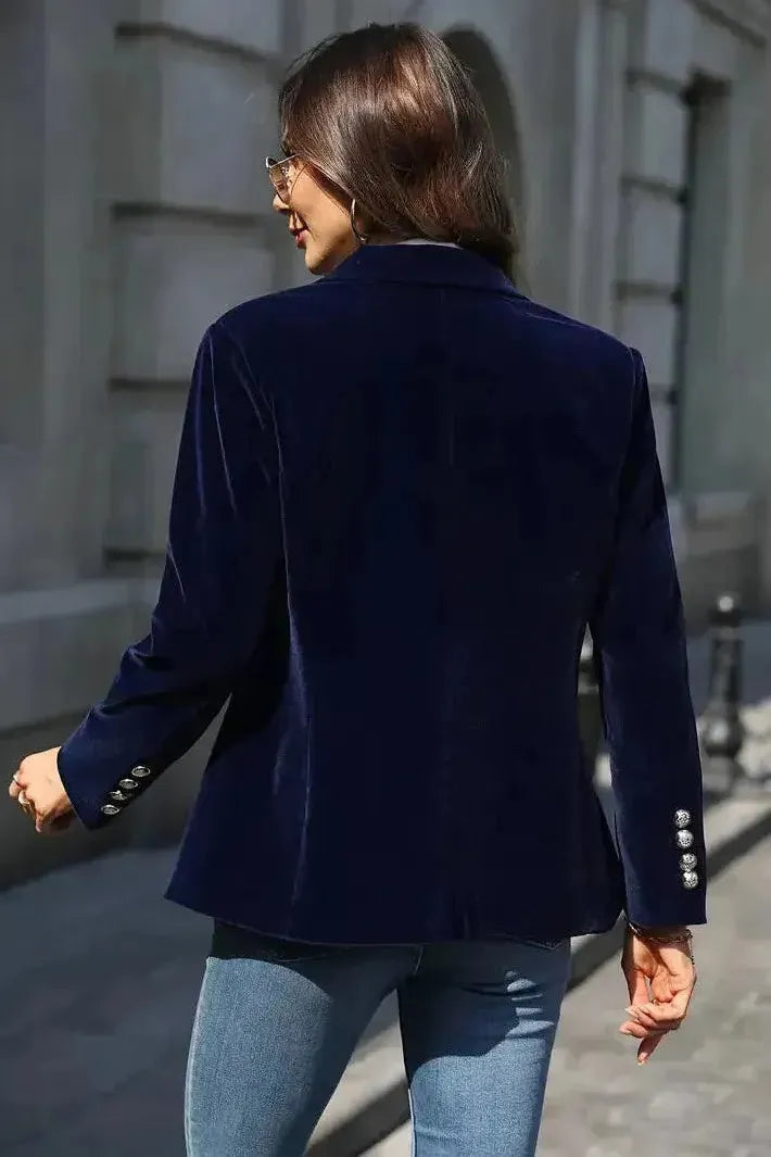Ivana | Velvet Luxe Statement Blazer