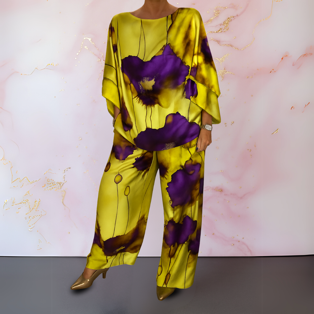 Jennifer | Satin Two-piece Women's Set