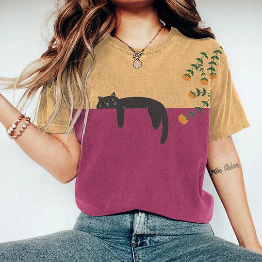Elizabeth | Elegant Spring T Shirt With Print