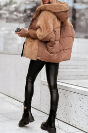 Lucy/ Cozy Layered Winter Jacket