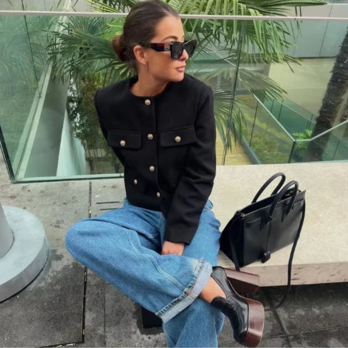 Cylia | Stylish Button Blazer