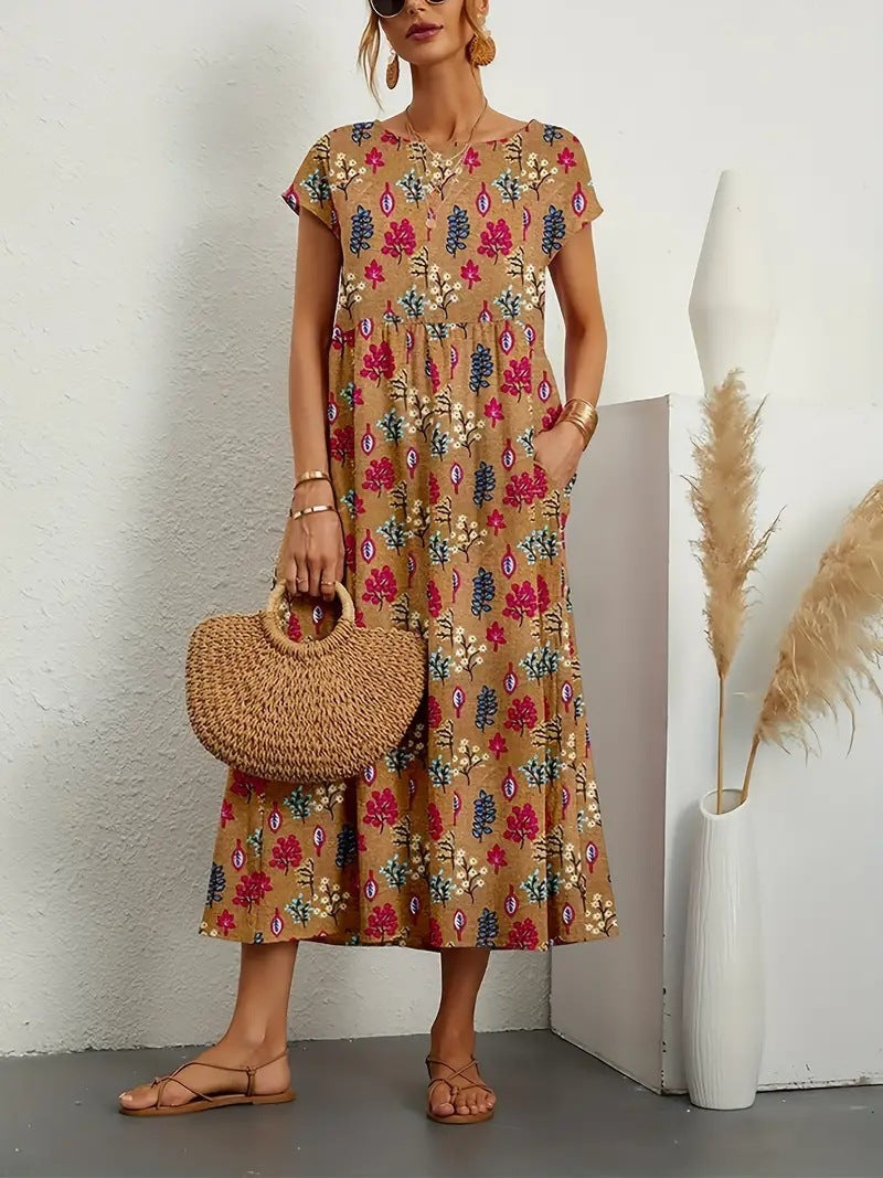 Maerina | Elegant Floral Dress