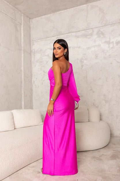Goldie | Long Skirt Slit Dress