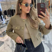 Cylia | Stylish Button Blazer