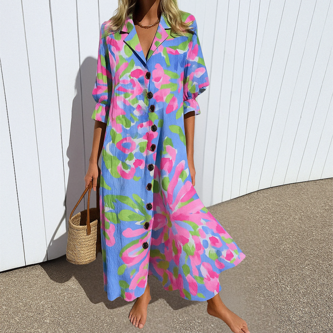 Stephanie | Elegant Slimming Cotton Dress