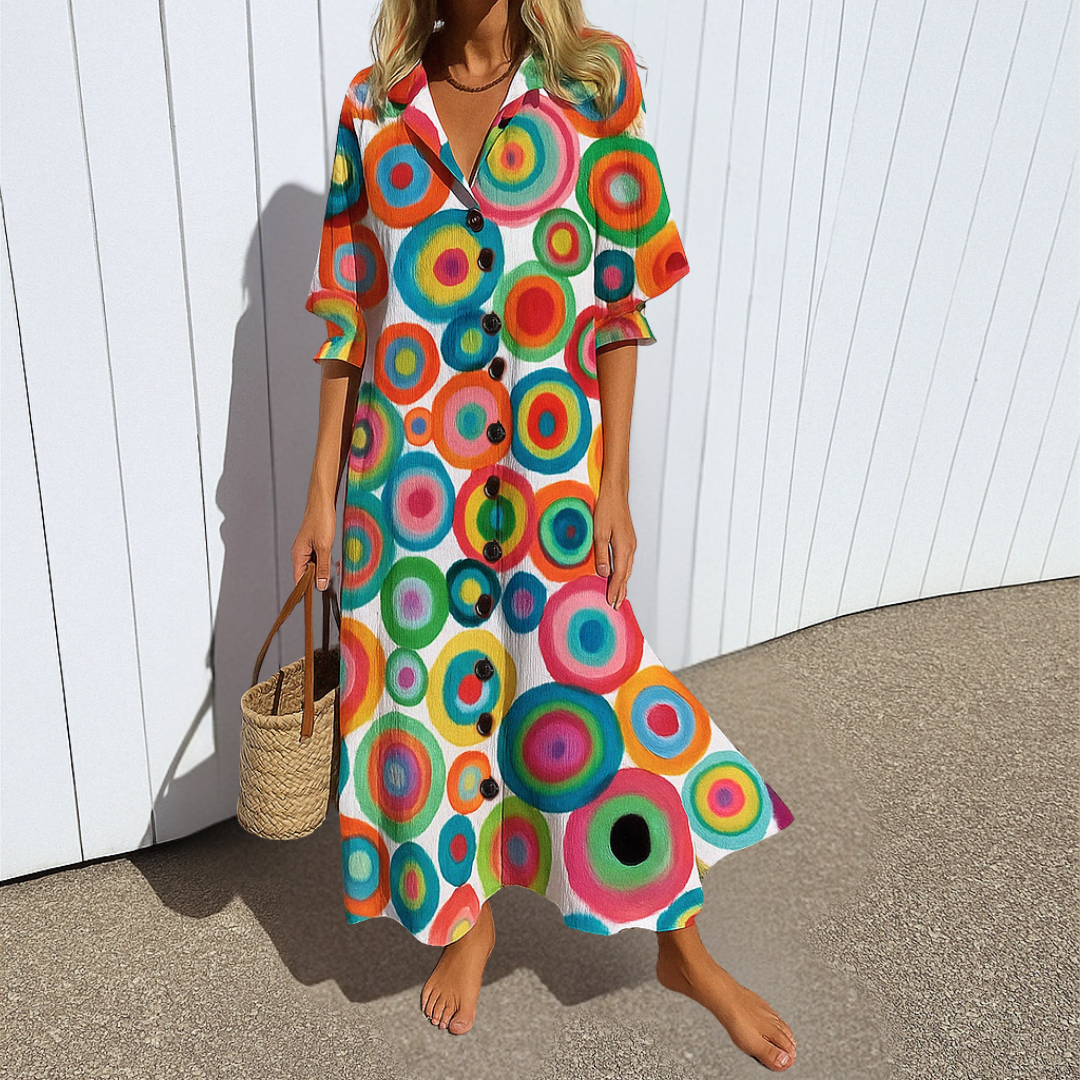 Stephanie | Elegant Slimming Cotton Dress