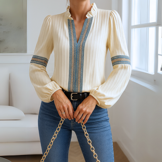 Jacqueline | Elegant Lace Blouse