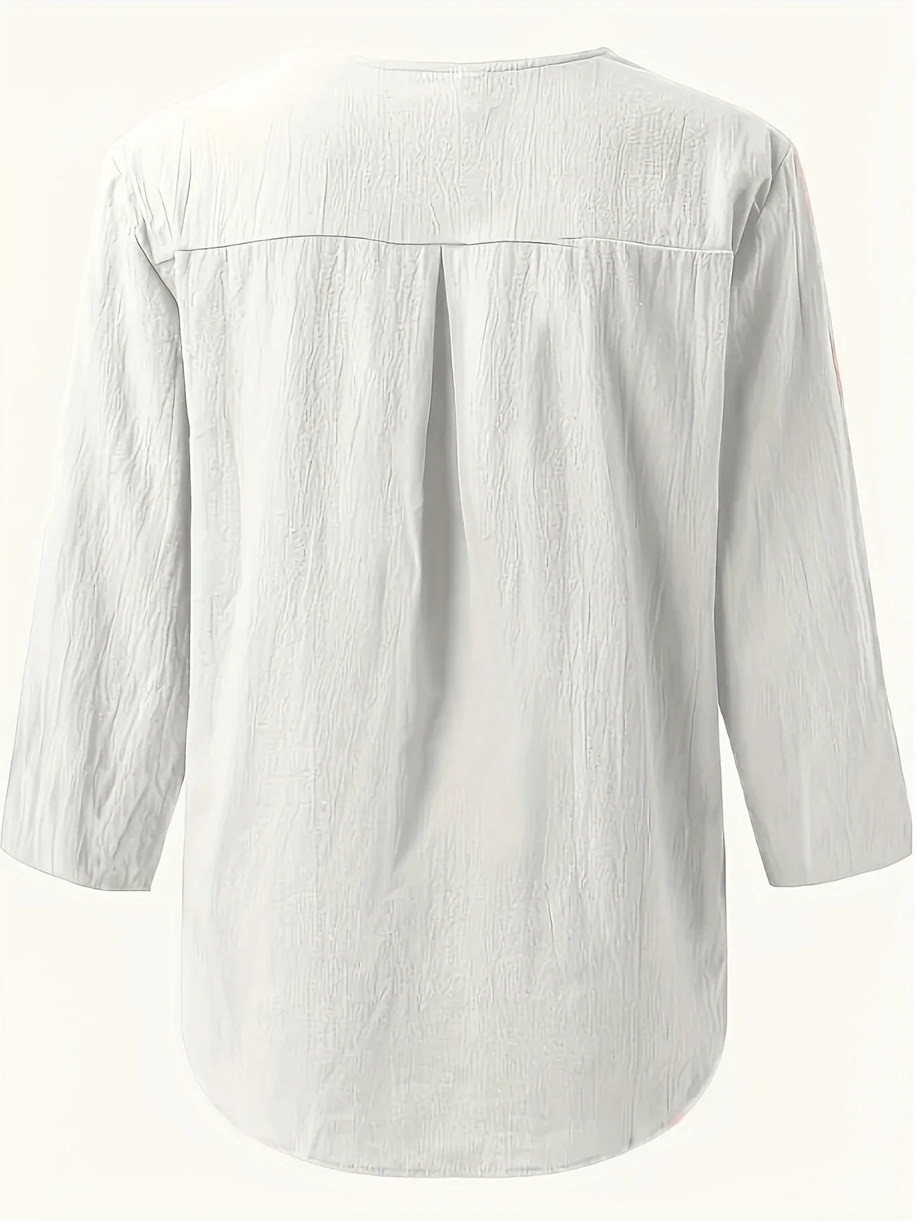 Lesley | Casual Cotton And Linen Blouse