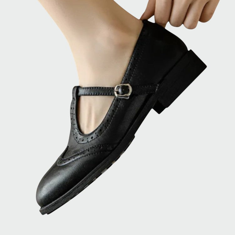 Olivia™ | Elegant Leather Mary Jane Shoes