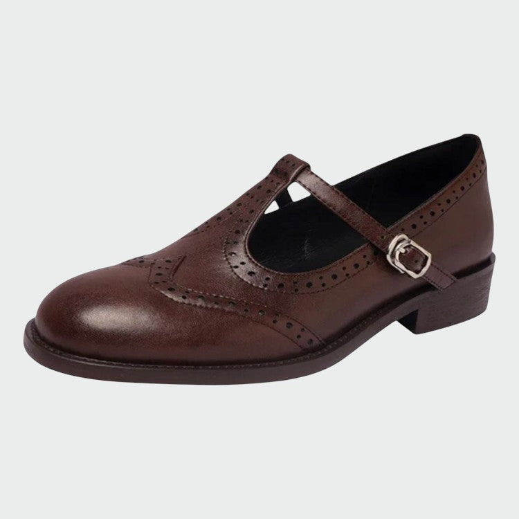 Olivia™ | Elegant Leather Mary Jane Shoes
