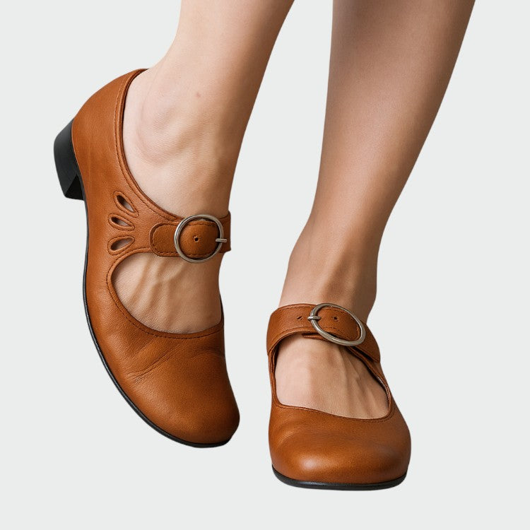 Olivia™ | Classic Buckle Mary Jane Shoes
