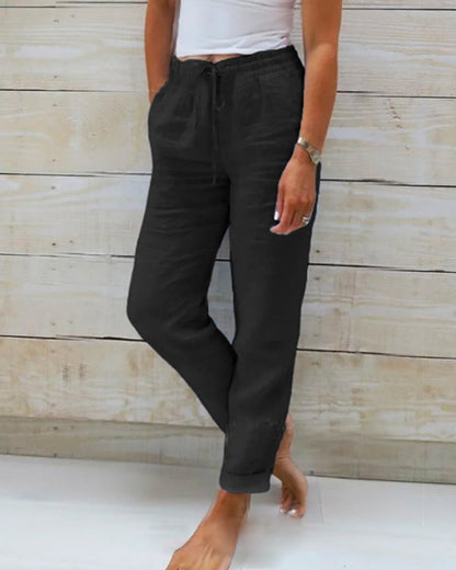 Thalirae | Casual Drawstring Pants