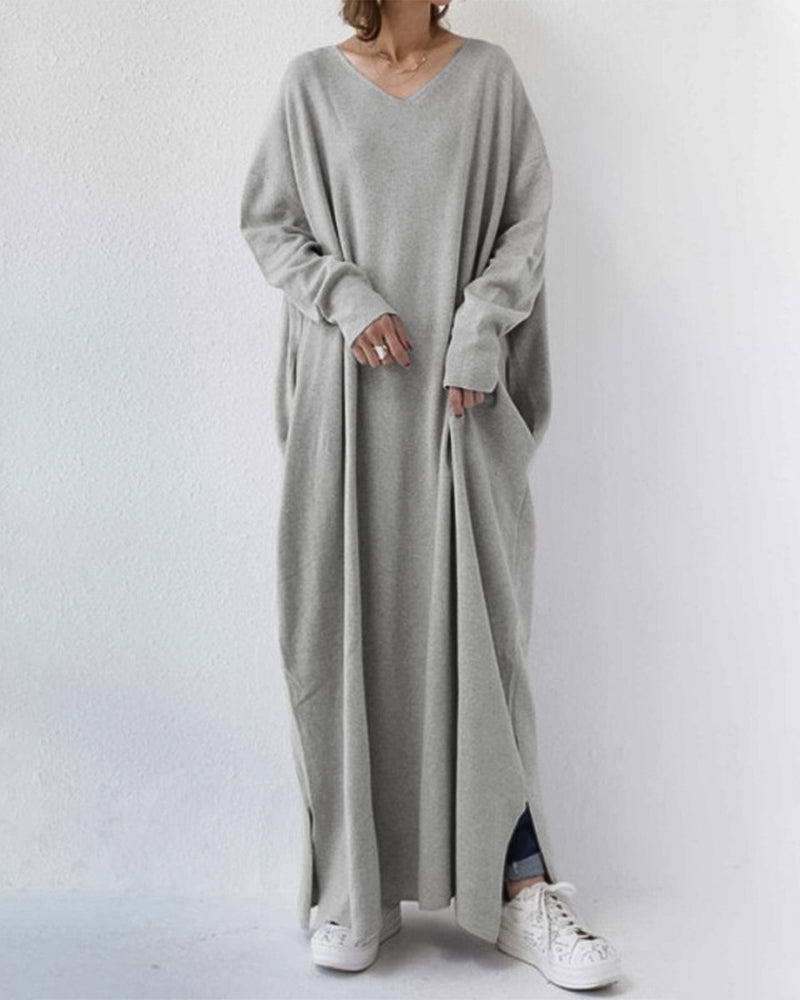 Odette | Elegant Casual V-Neck Dress