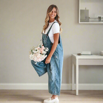 Saphire | Vintage Wash Adjustable Jumpsuit