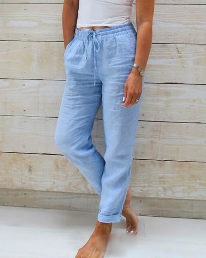 Thalirae | Casual Drawstring Pants