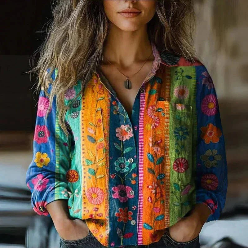 Nikaia |  Vintage Printed Blouse