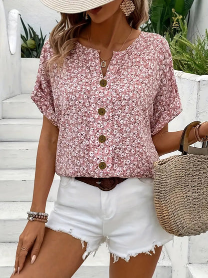 Alethea | Buttons Summer Top