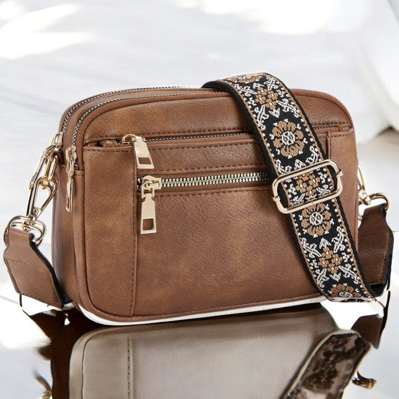 Sharlene | Refined Leather Shoulder Bag