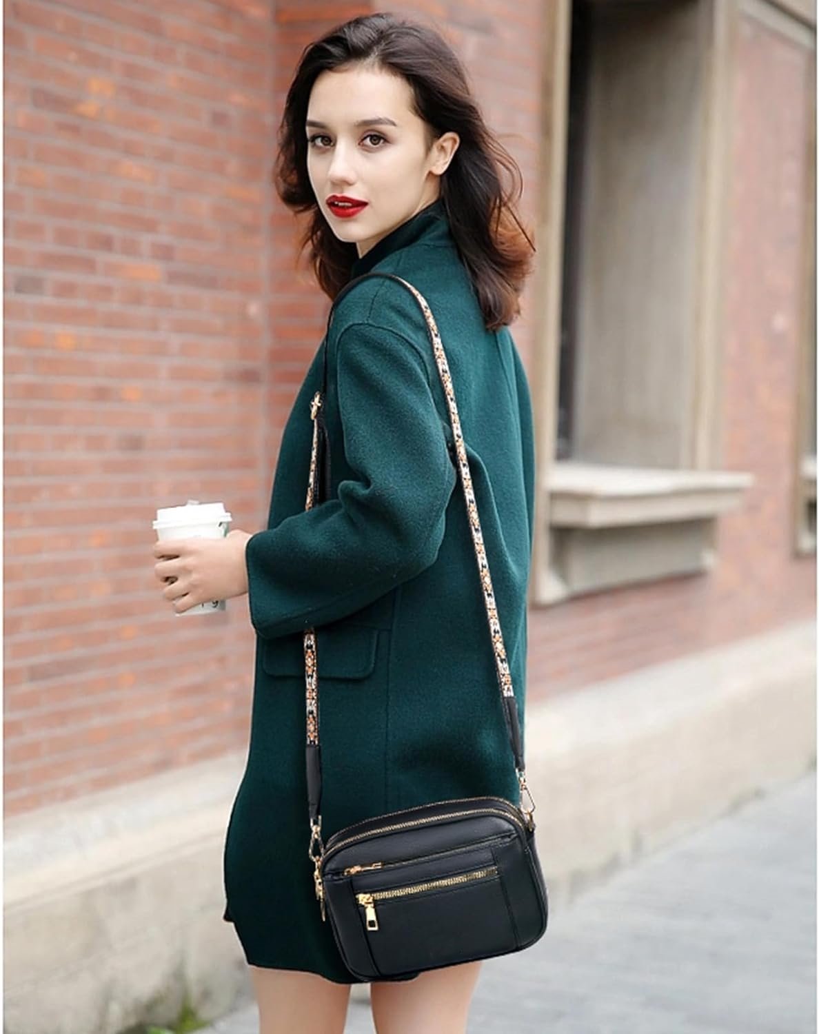 Sharlene | Refined Leather Shoulder Bag