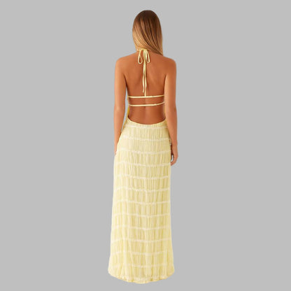 Trixie | Elegant Sleeveless Backless Bodycon Maxi Dress