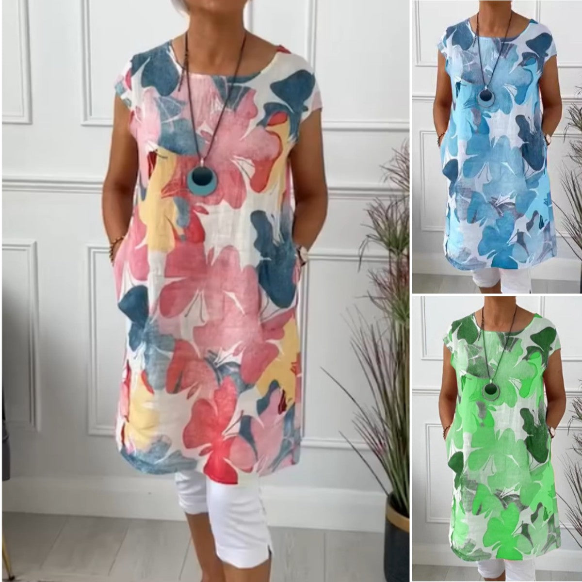 Mackenzie | Elegant round neck dress
