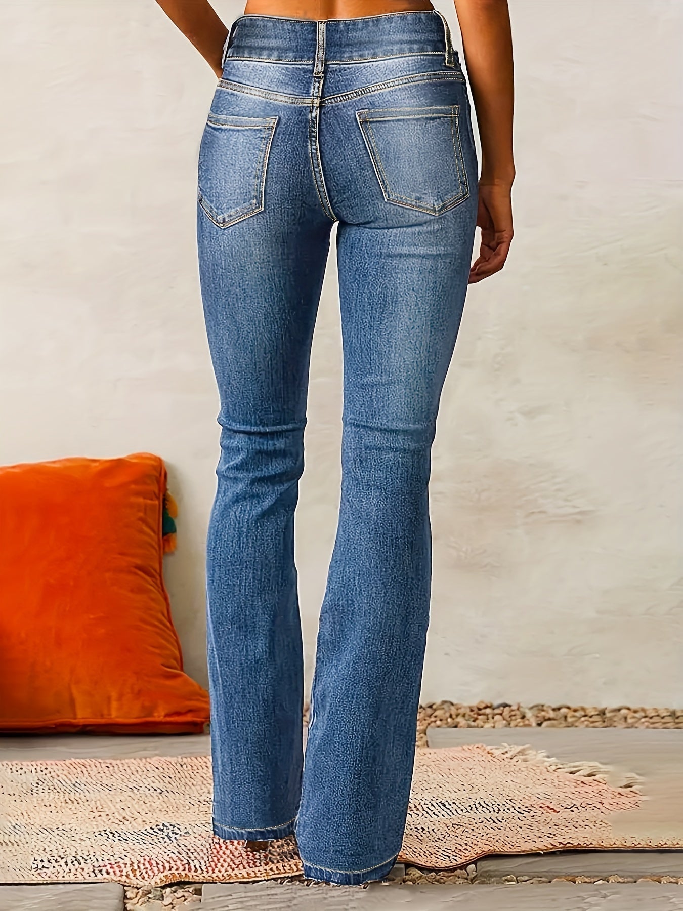 Charlotte | Trendy High-Waisted Flared Jeans