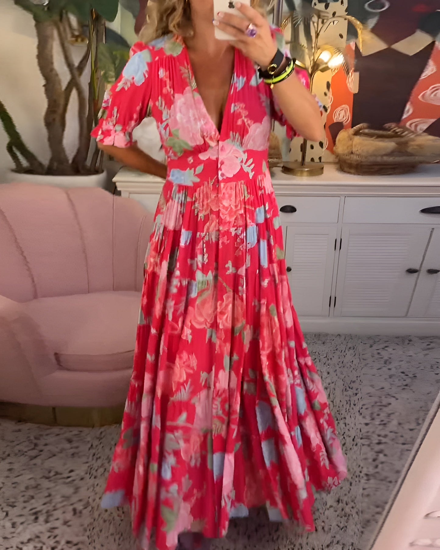 Rezziah | Airy Floral Dress